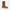 45 degree angle of the right BRUNT 9 inch waterproof soft toe roper bolduc work boot in brown