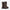 45 degree angle of the back of the BRUNT 10 inch waterproof soft toe pull-on boot in dark brown
